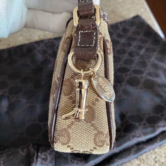 🤩Authentic GUCCI BAGUETTE Shoulder Bag Serial number:154432002122 - Picture 5 of 17